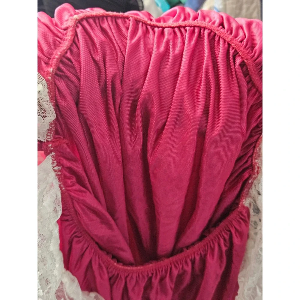 Vintage Satin Lace Lingerie Nightgown‎